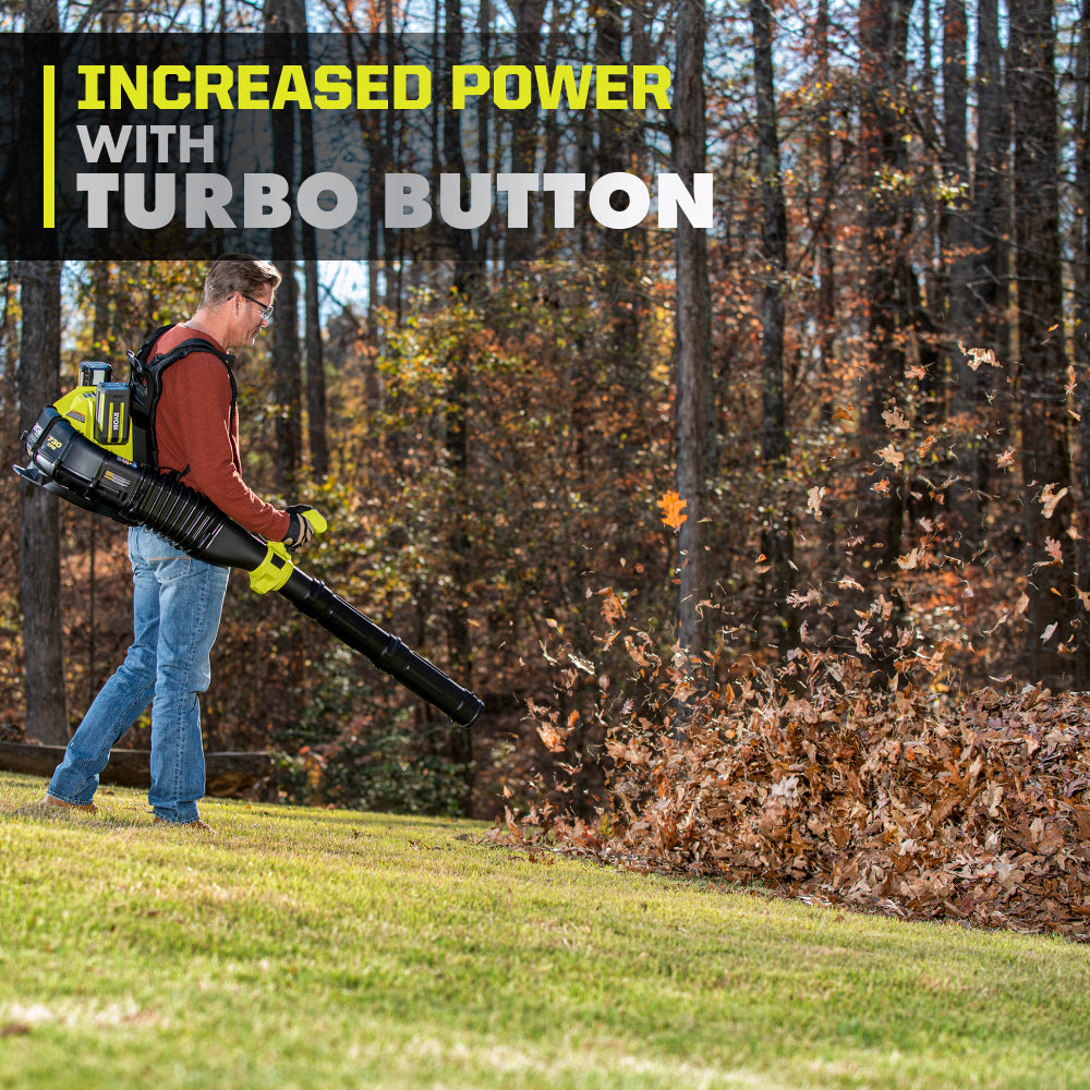 40V HP BRUSHLESS 730 CFM BACKPACK BLOWER KIT | RYOBI