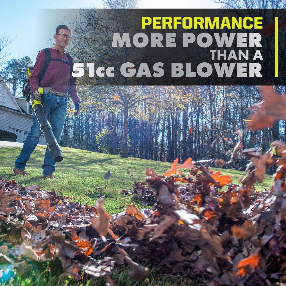 40V HP BRUSHLESS 730 CFM BACKPACK BLOWER KIT | RYOBI