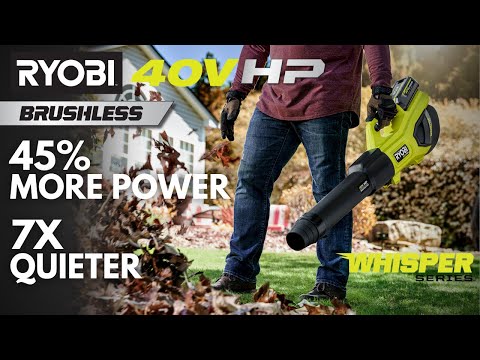 40V HP BRUSHLESS 730 CFM WHISPER SERIES BLOWER | RYOBI