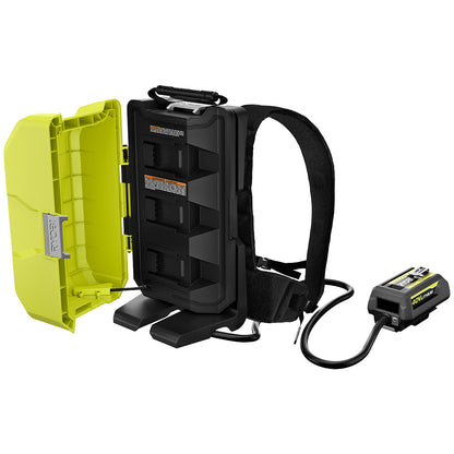 40V HP BRUSHLESS 730 CFM WHISPER SERIES BLOWER & BACKPACK POWER SUPPLY KIT | RYOBI