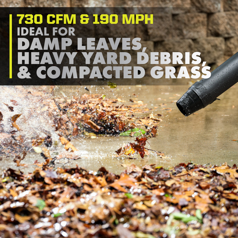 40V HP BRUSHLESS 730 CFM WHISPER SERIES BLOWER KIT | RYOBI