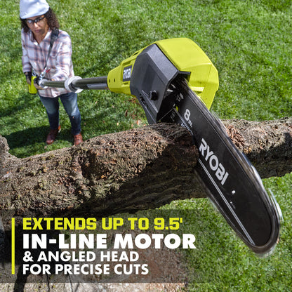 18V ONE+ 8″ POLE SAW | RYOBI