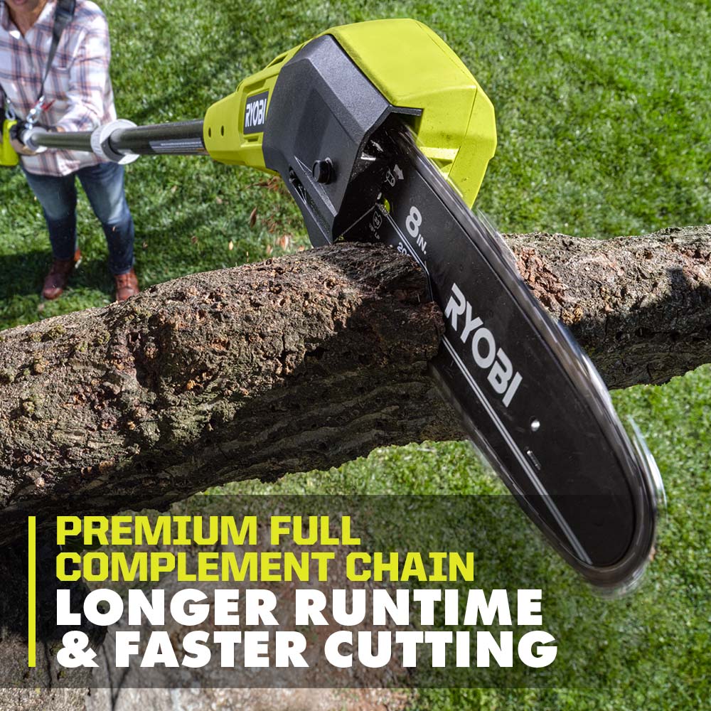 18V ONE+ 8″ POLE SAW | RYOBI