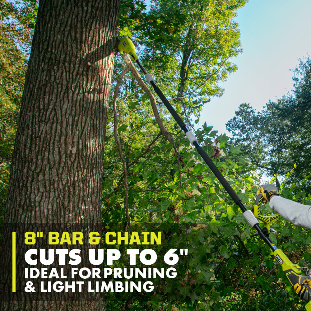 18V ONE+ 8″ POLE SAW KIT | RYOBI