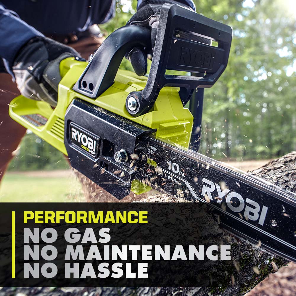 18V ONE+ HP BRUSHLESS 10″ CHAINSAW WITH 4AH KIT | RYOBI