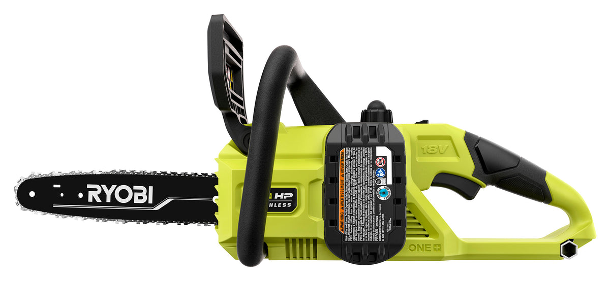18V ONE+ HP BRUSHLESS 10″ CHAINSAW WITH 4AH KIT | RYOBI