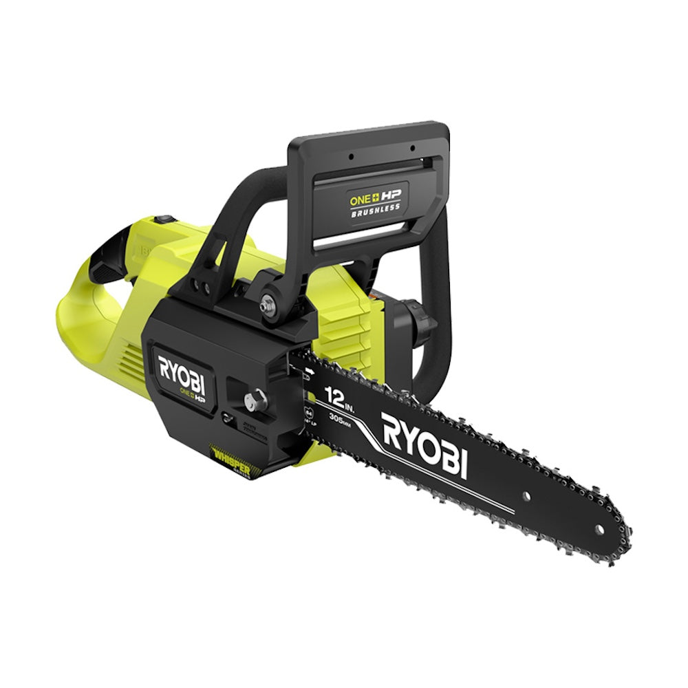 18V ONE+ HP BRUSHLESS WHISPER SERIES 12″ CHAINSAW KIT | RYOBI