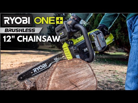 18V ONE+ HP BRUSHLESS WHISPER SERIES 12″ CHAINSAW KIT | RYOBI