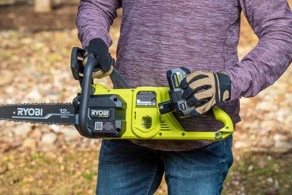 18V ONE+ HP BRUSHLESS WHISPER SERIES 12″ CHAINSAW KIT | RYOBI