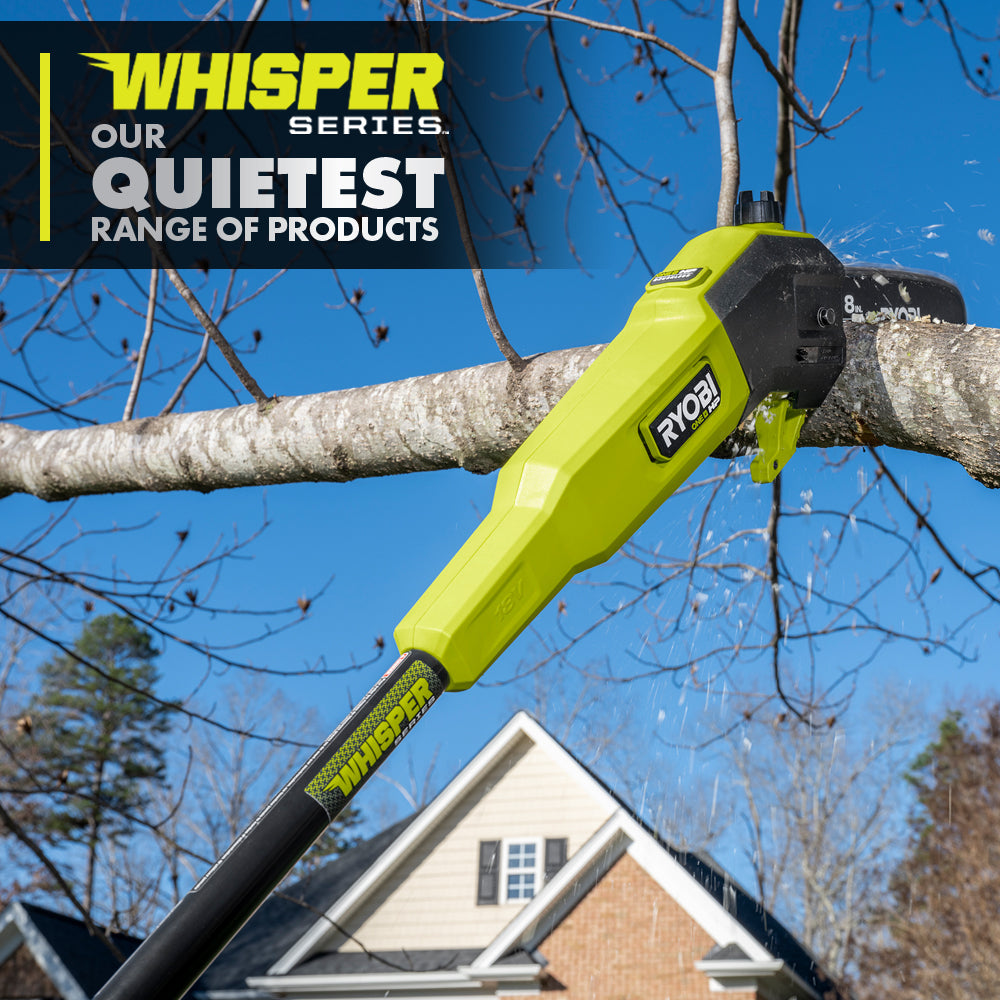 18V ONE+ HP BRUSHLESS WHISPER SERIES 8″ POLE SAW KIT | RYOBI