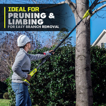 18V ONE+ HP BRUSHLESS WHISPER SERIES 8″ POLE SAW KIT | RYOBI