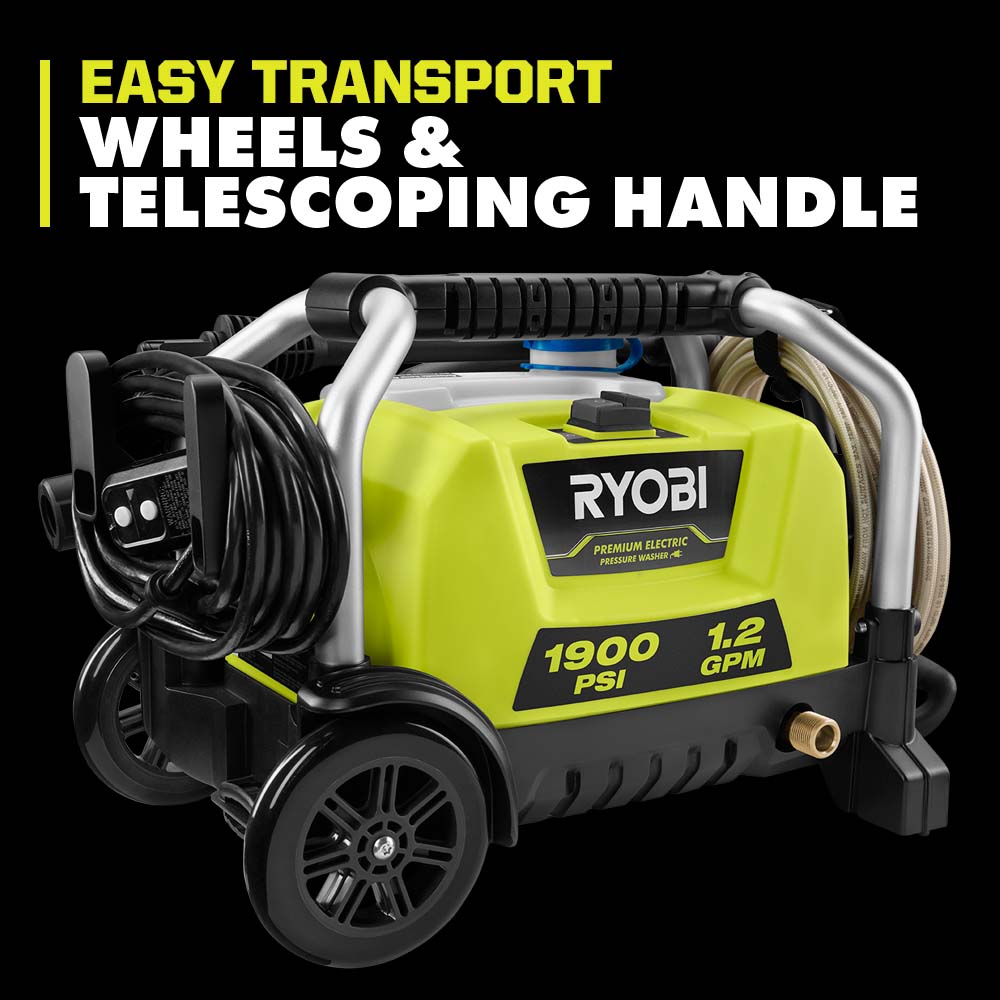 1900 PSI 1.2 GPM ELECTRIC PRESSURE WASHER | RYOBI