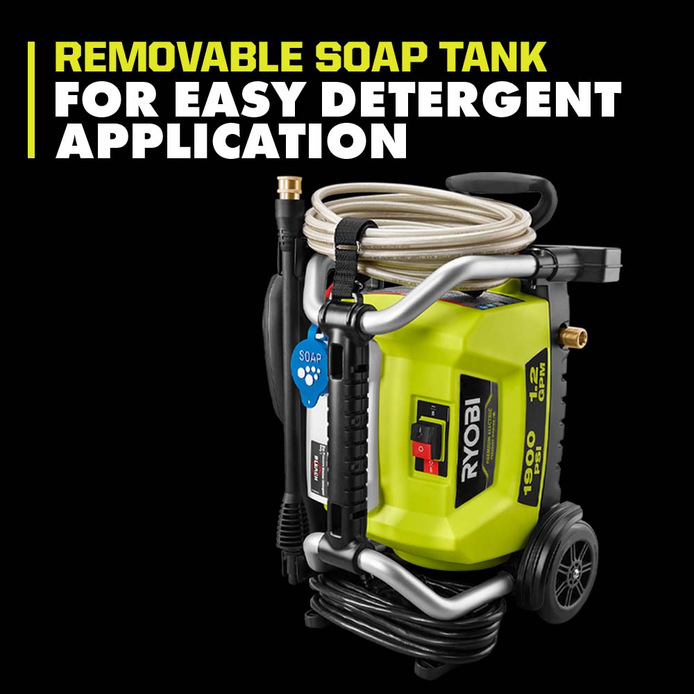 1900 PSI 1.2 GPM ELECTRIC PRESSURE WASHER | RYOBI