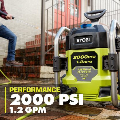2000 PSI 1.2 GPM ELECTRIC PRESSURE WASHER | RYOBI