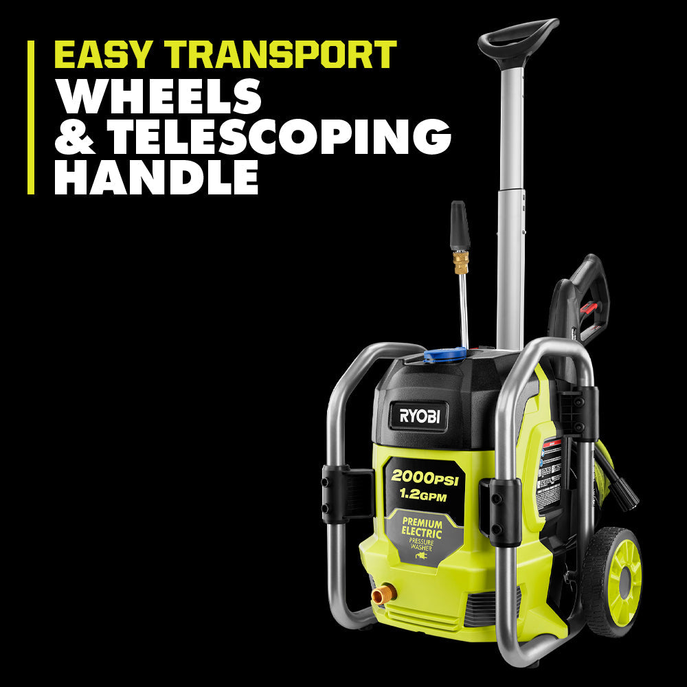2000 PSI 1.2 GPM ELECTRIC PRESSURE WASHER | RYOBI