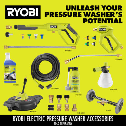 2100 PSI 1.2 GPM ELECTRIC PRESSURE WASHER | RYOBI