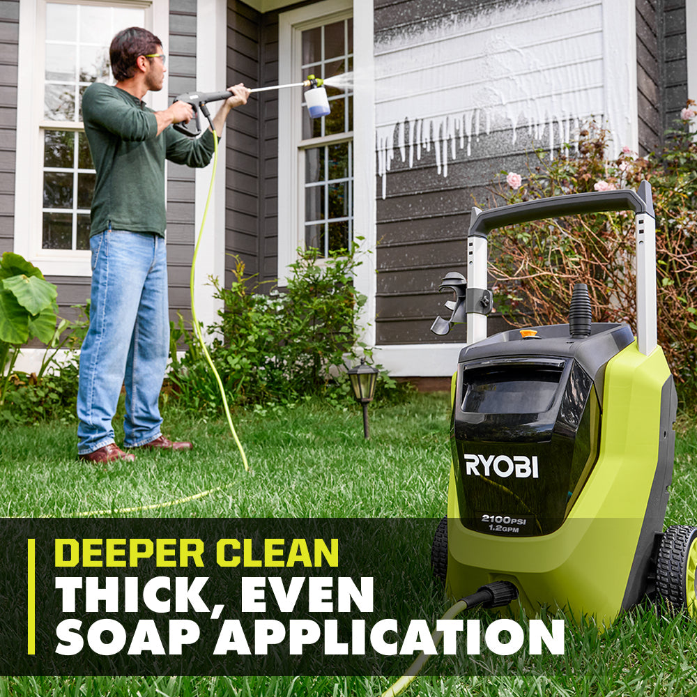 2100 PSI 1.2 GPM ELECTRIC PRESSURE WASHER | RYOBI