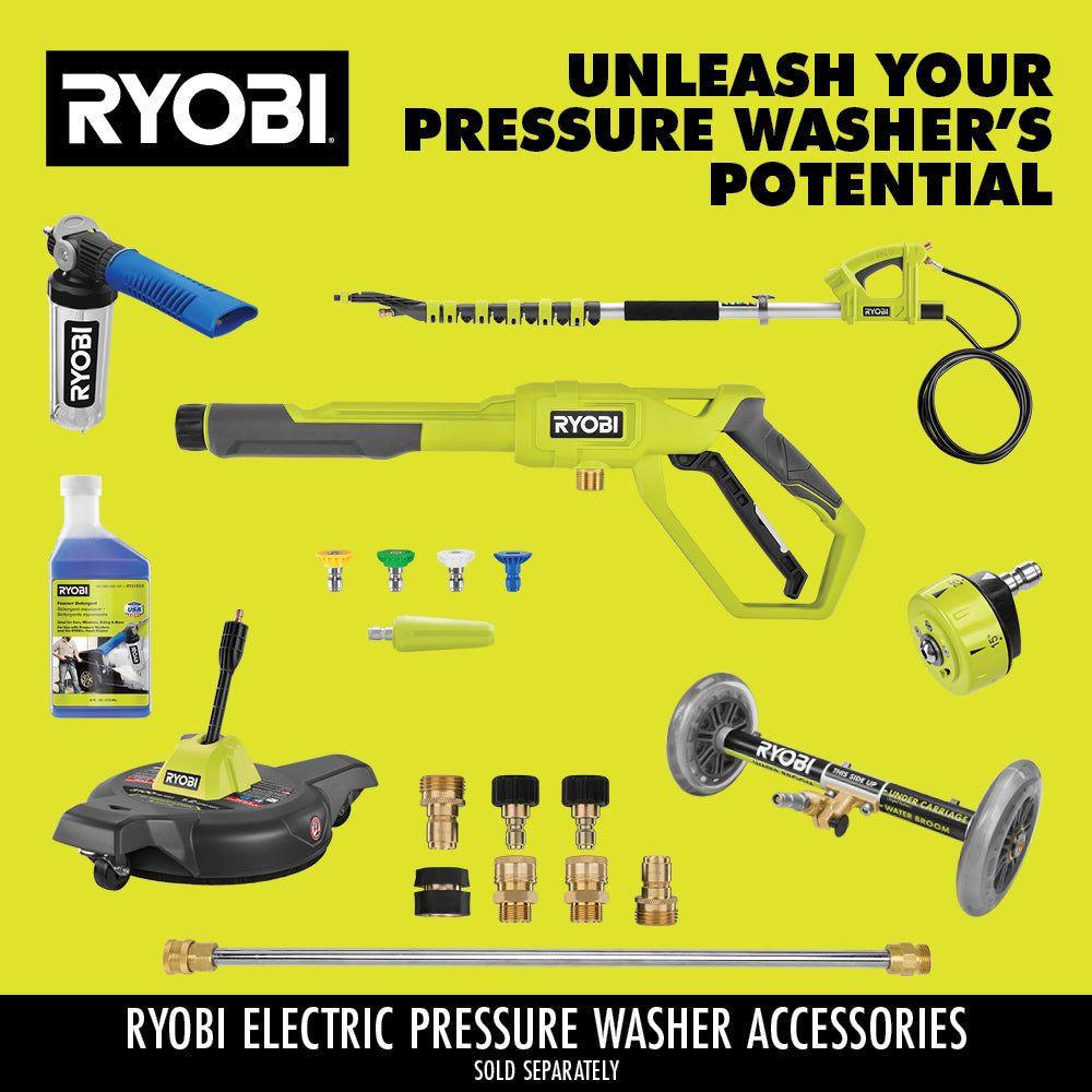 2500 PSI 1.2 GPM BRUSHLESS ELECTRIC PRESSURE WASHER | RYOBI