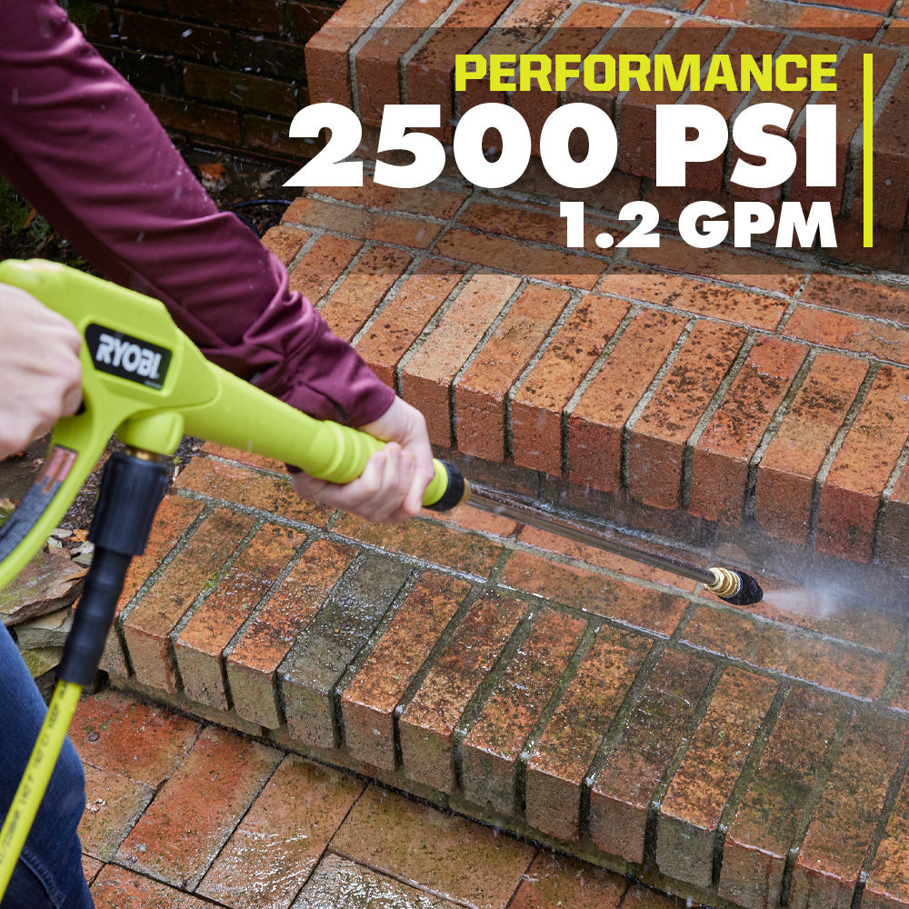 2500 PSI 1.2 GPM BRUSHLESS ELECTRIC PRESSURE WASHER | RYOBI