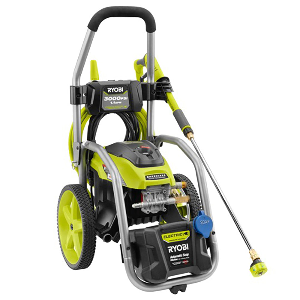 3000 PSI 1.1 GPM BRUSHLESS ELECTRIC PRESSURE WASHER | RYOBI
