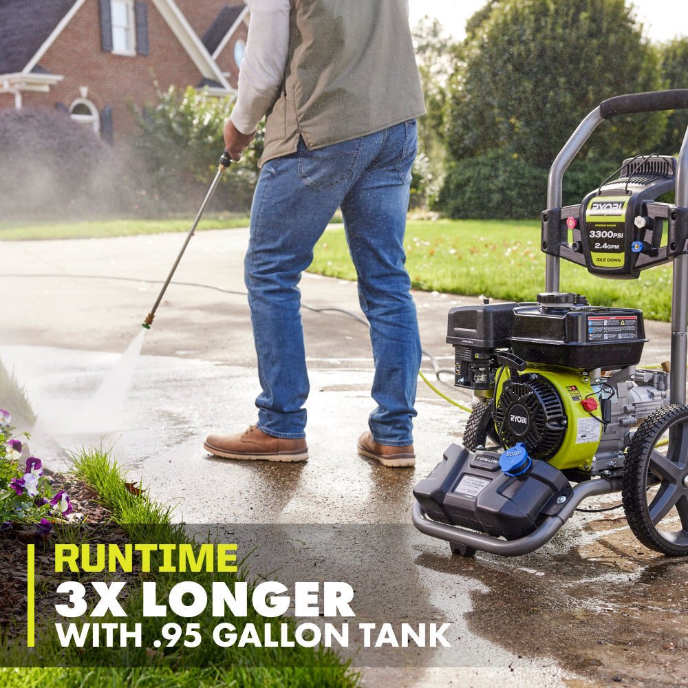 3300 PSI 2.4 GPM GAS PRESSURE WASHER | RYOBI