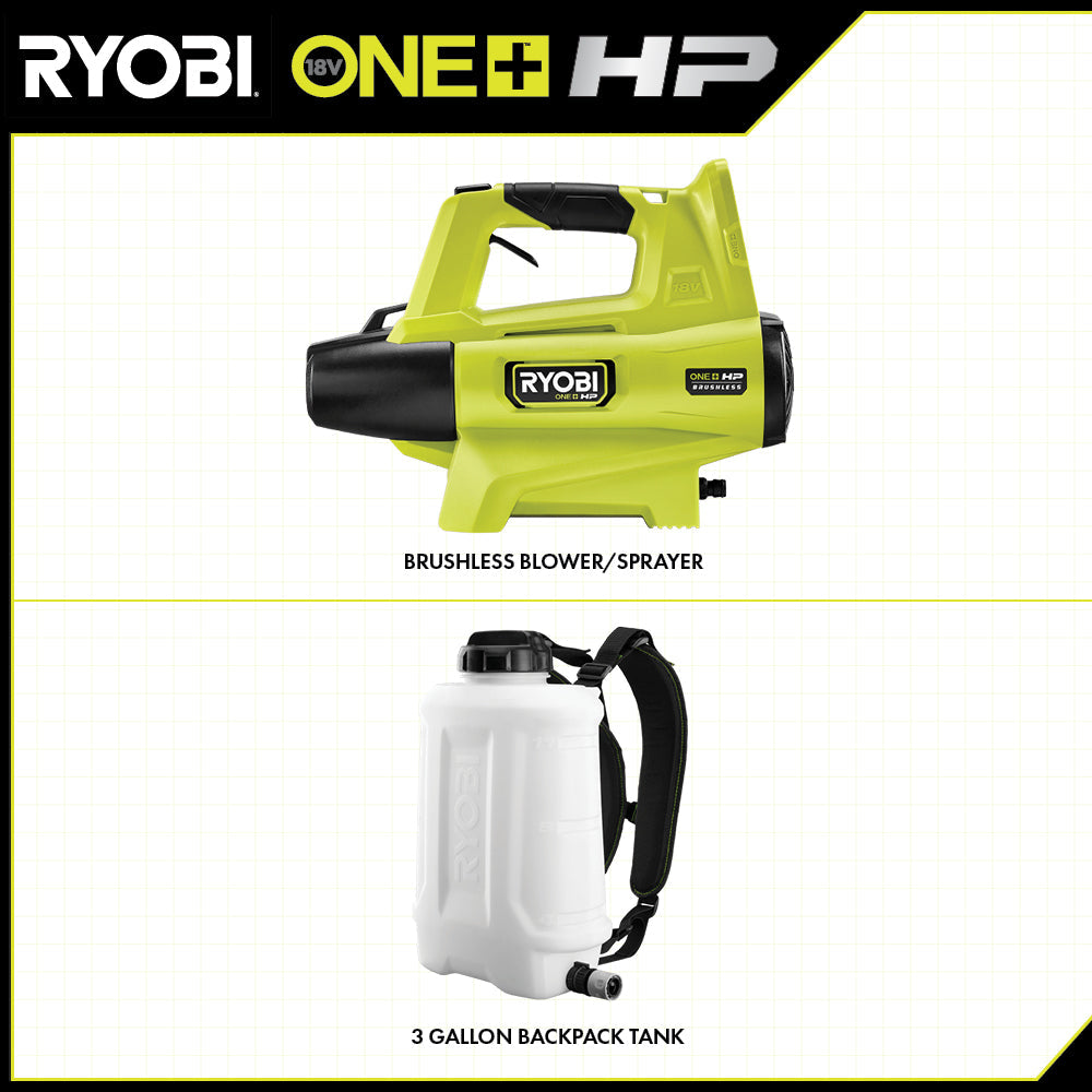 18V ONE+ HP BACKPACK BLOWER/SPRAYER | RYOBI