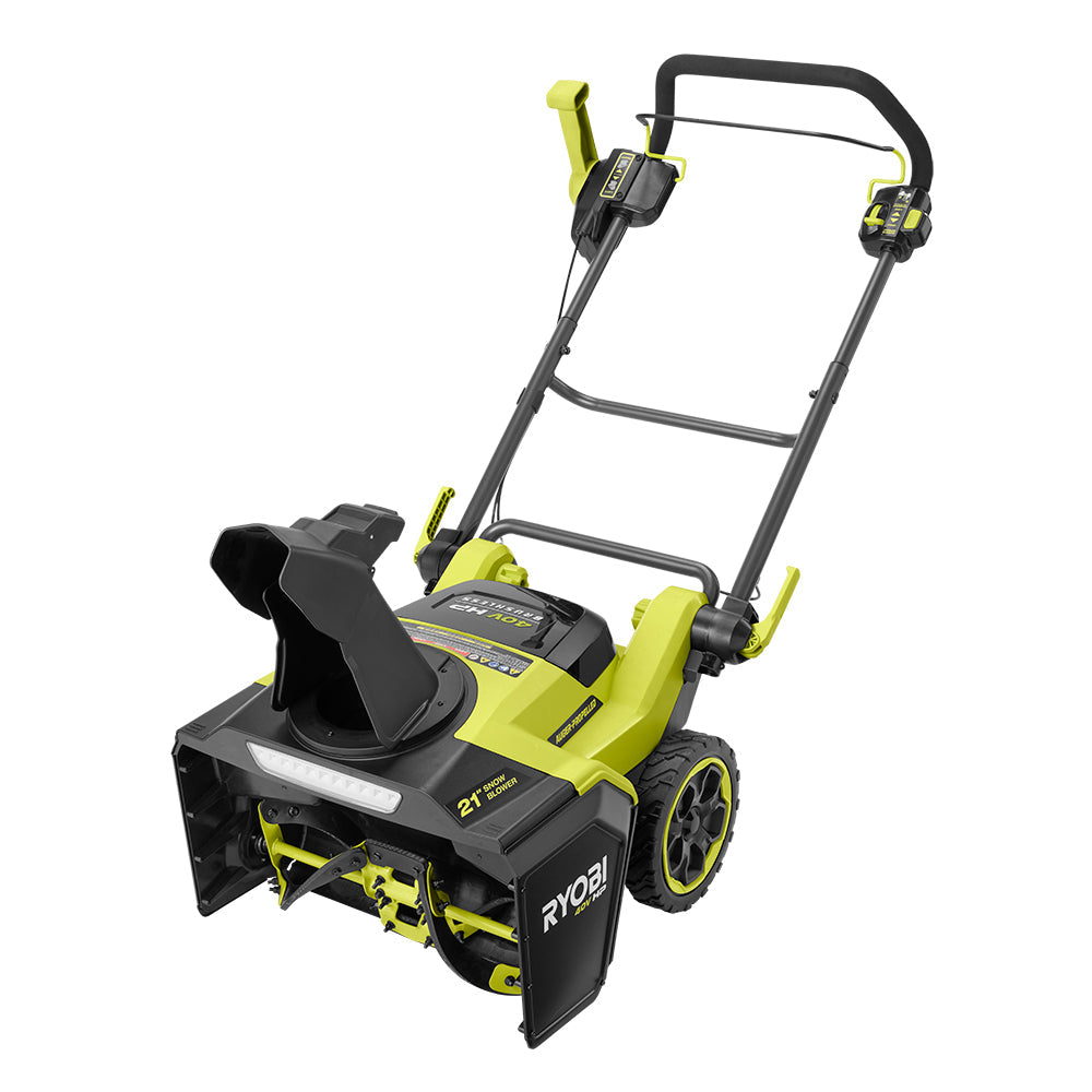 40V HP BRUSHLESS 21?? SINGLE-STAGE AUGER-PROPELLED SNOW BLOWER | RYOBI