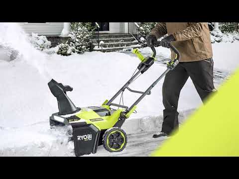 40V HP BRUSHLESS 21?? SINGLE-STAGE AUGER-PROPELLED SNOW BLOWER | RYOBI