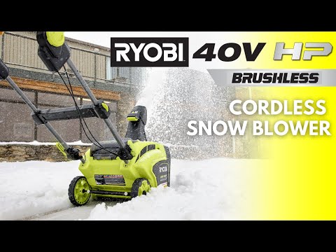 40V HP BRUSHLESS 21″ SNOW THROWER KIT | RYOBI