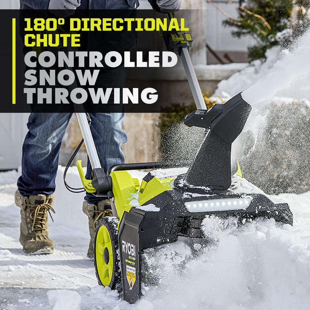 40V HP BRUSHLESS 21″ WHISPER SERIES SNOW BLOWER KIT | RYOBI
