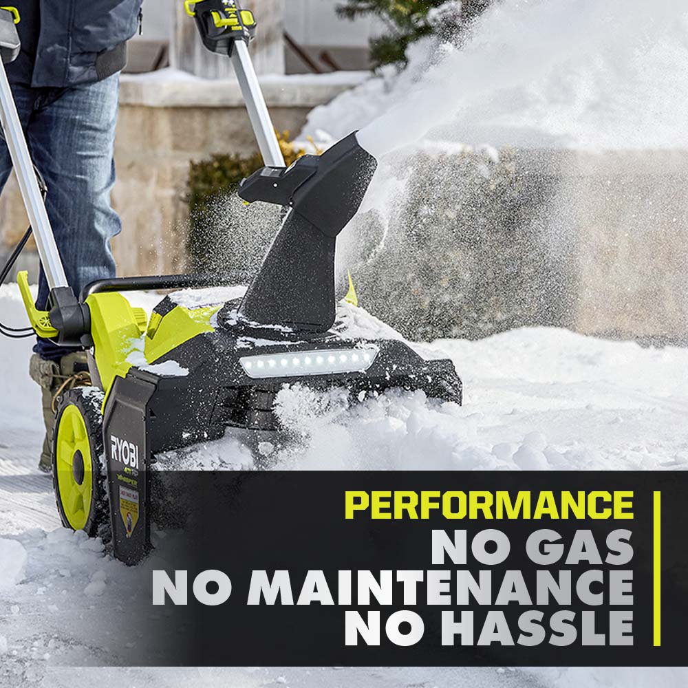 40V HP BRUSHLESS 21″ WHISPER SERIES SNOW BLOWER KIT | RYOBI