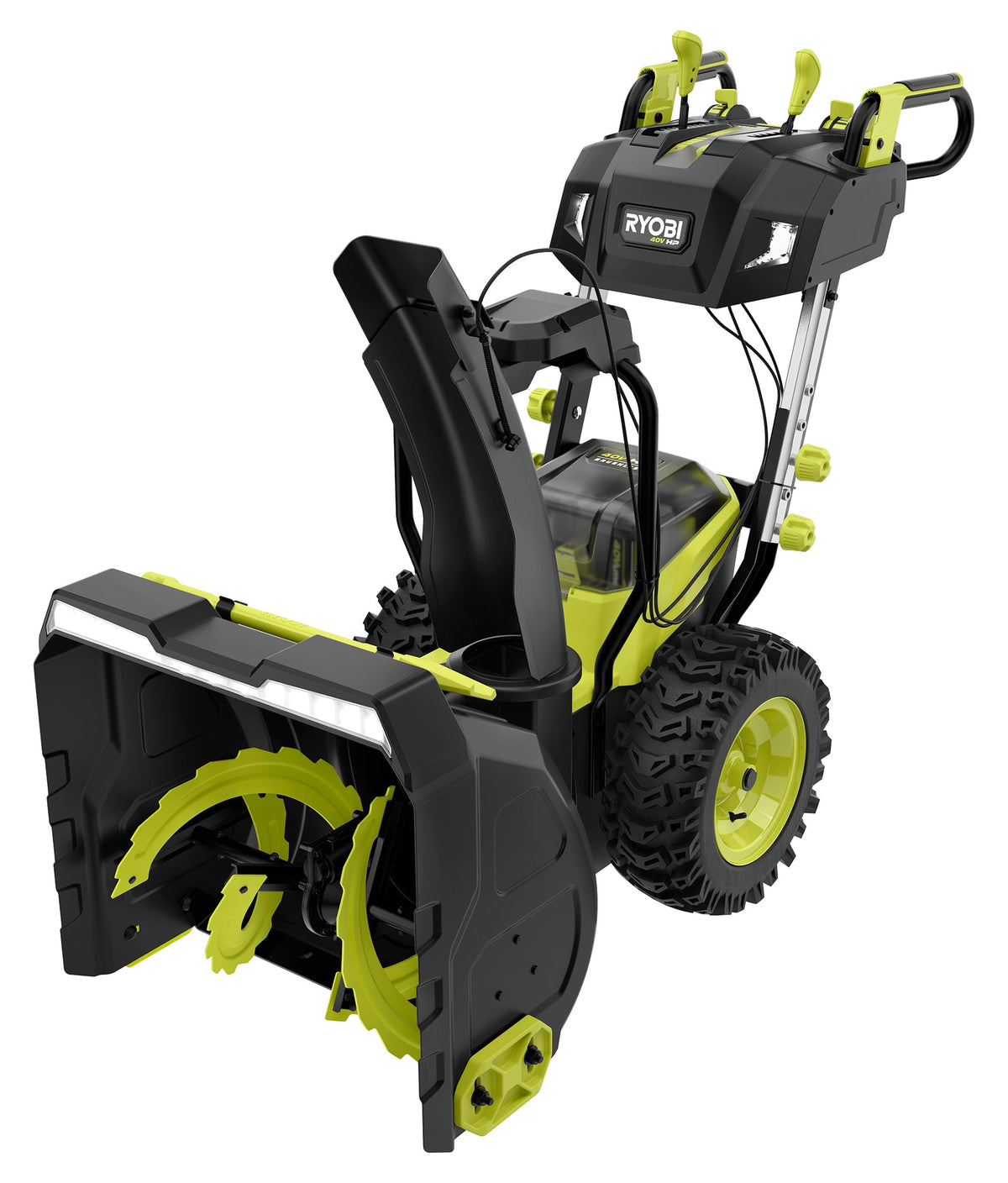 40V HP BRUSHLESS WHISPER SERIES 24?? TWO-STAGE SNOW BLOWER KIT | RYOBI