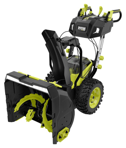 40V HP BRUSHLESS WHISPER SERIES 24?? TWO-STAGE SNOW BLOWER KIT | RYOBI