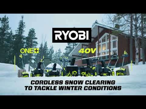 40V HP BRUSHLESS WHISPER SERIES 24?? TWO-STAGE SNOW BLOWER KIT | RYOBI