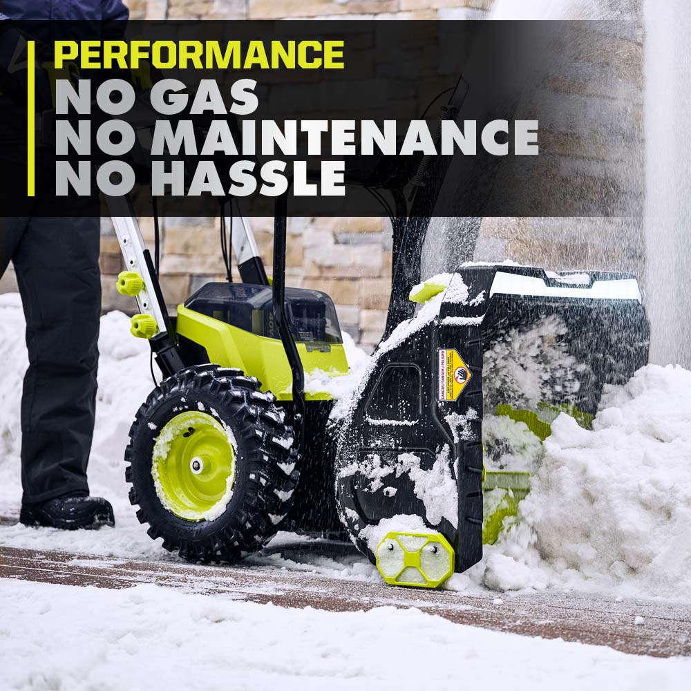 40V HP BRUSHLESS WHISPER SERIES 24?? TWO-STAGE SNOW BLOWER KIT | RYOBI