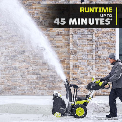 40V HP BRUSHLESS WHISPER SERIES 24?? TWO-STAGE SNOW BLOWER KIT | RYOBI