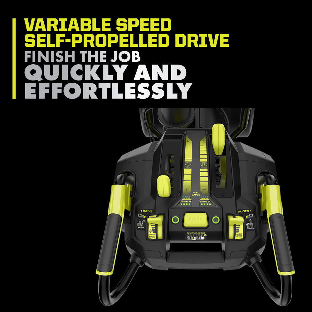 40V HP BRUSHLESS WHISPER SERIES 24?? TWO-STAGE SNOW BLOWER KIT | RYOBI