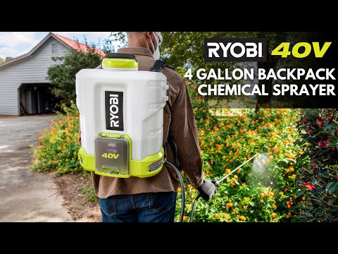 40V 4 GALLON BACKPACK CHEMICAL SPRAYER KIT | RYOBI