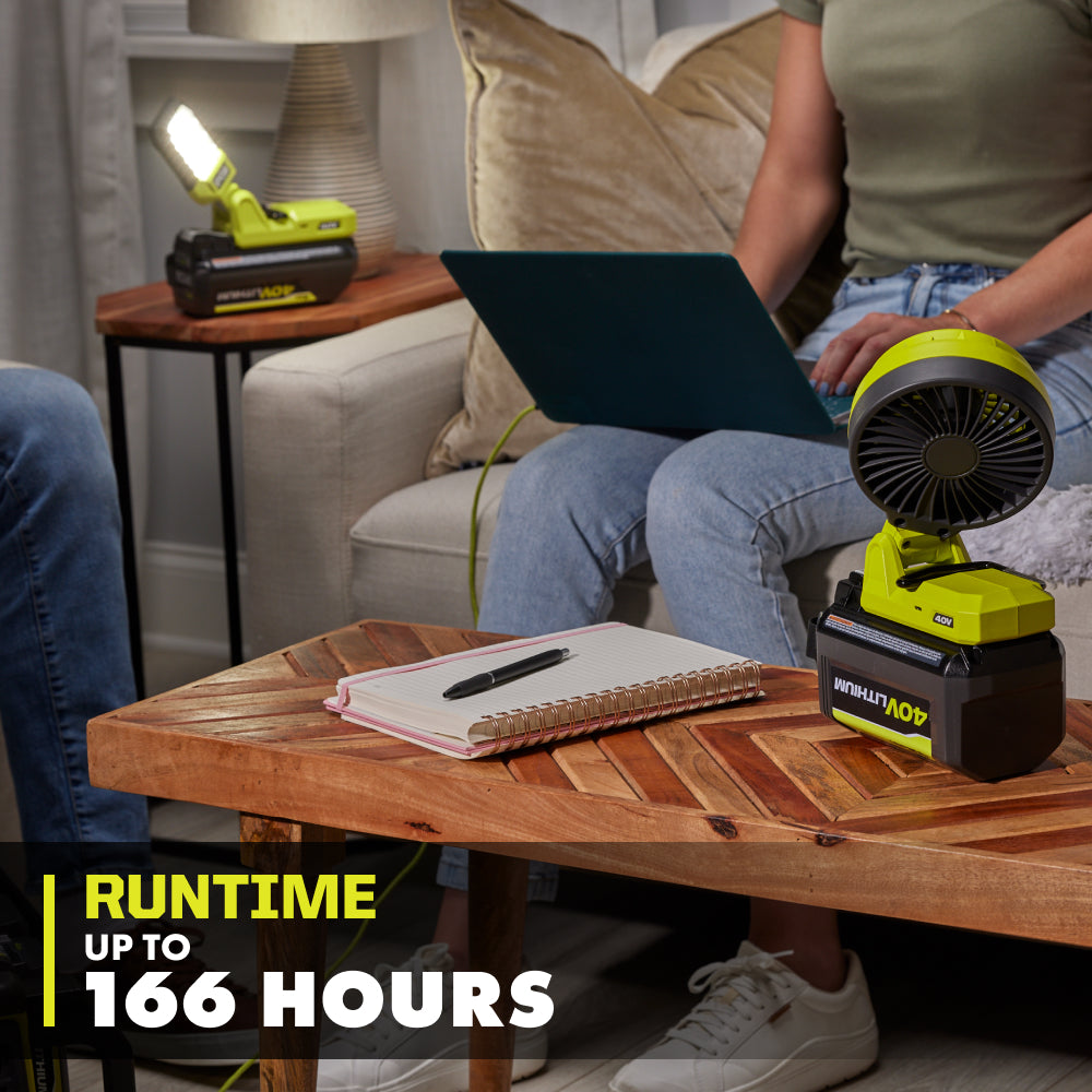 40V BATTERY TOPPER FAN | RYOBI