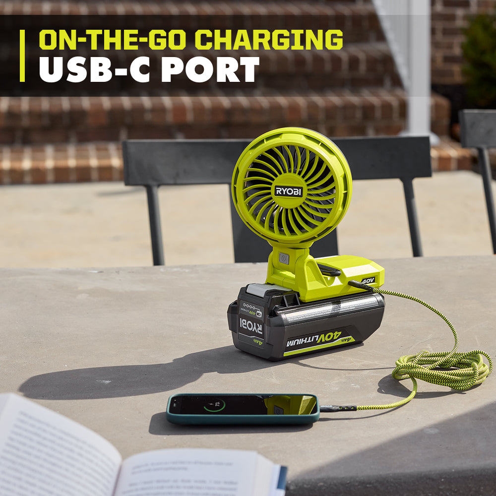 40V BATTERY TOPPER FAN | RYOBI