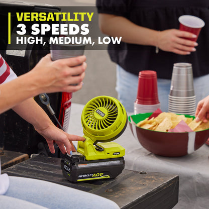 40V BATTERY TOPPER FAN | RYOBI