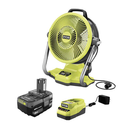 ONE+ 18V CORDLESS HYBRID 12″ MISTING CANNON KIT WITH (1) 4.0 AH BATTERY AND CHARGER | RYOBI
