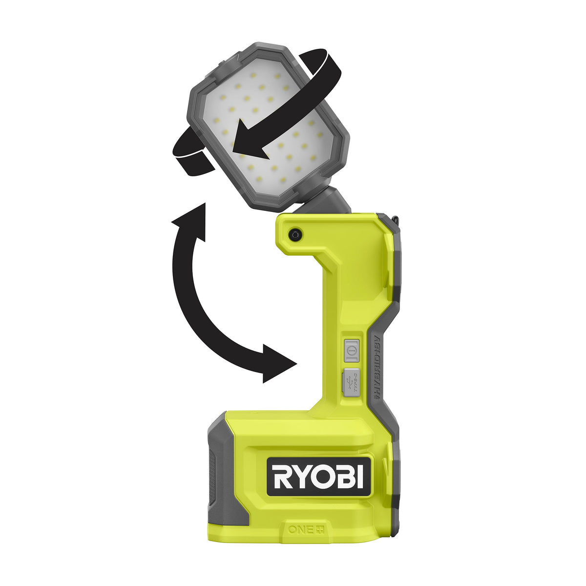 ONE+ 18V HYBRID CORDLESS LED MAGNETIC TASK LIGHT (TOOL ONLY, MAGNETIC LED LIGHT) | RYOBI