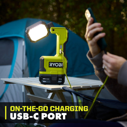 ONE+ 18V HYBRID CORDLESS LED MAGNETIC TASK LIGHT (TOOL ONLY, MAGNETIC LED LIGHT) | RYOBI