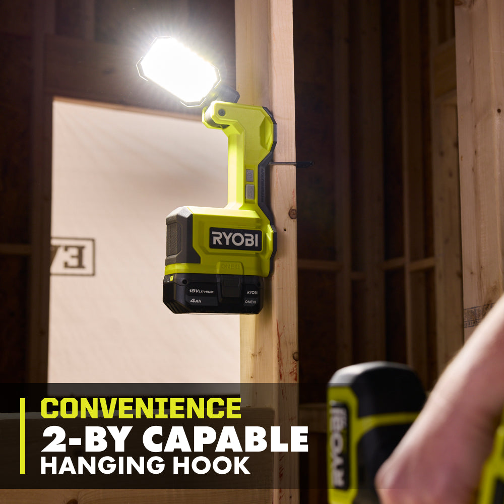 ONE+ 18V HYBRID CORDLESS LED MAGNETIC TASK LIGHT (TOOL ONLY, MAGNETIC LED LIGHT) | RYOBI