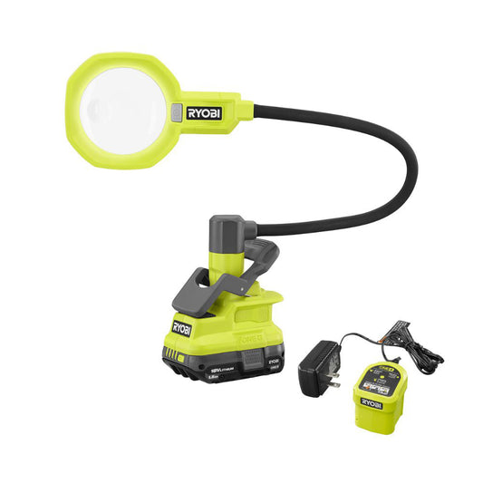 ONE+ 18V MAGNIFYING CLAMP LIGHT KIT | RYOBI