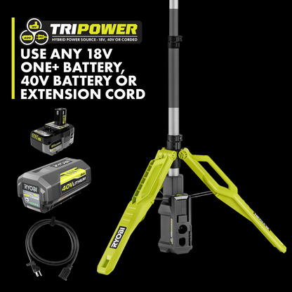 TRIPOWER TRIPOD LED LIGHT | RYOBI