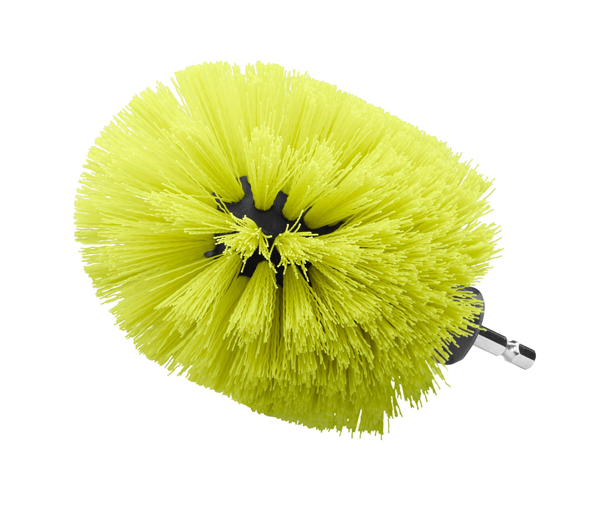2 PC. MEDIUM BRISTLE BRUSH MULTI-PURPOSE CLEANING KIT | RYOBI