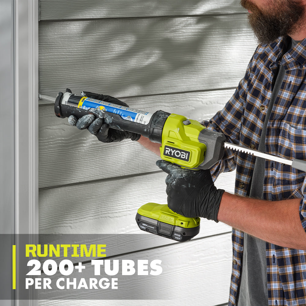 18V ONE+ 10 OZ. CAULK AND ADHESIVE GUN KIT | RYOBI