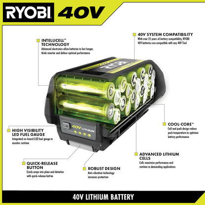 40V 2AH LITHIUM BATTERY | RYOBI